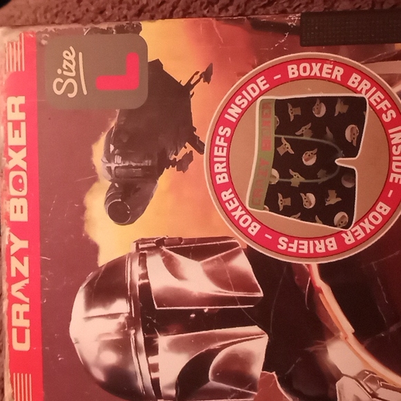 CRAZY BOXER STAR WARS' THE MANDALORIAN BOXER BRIEFS SIZE L - Picture 5 of 7